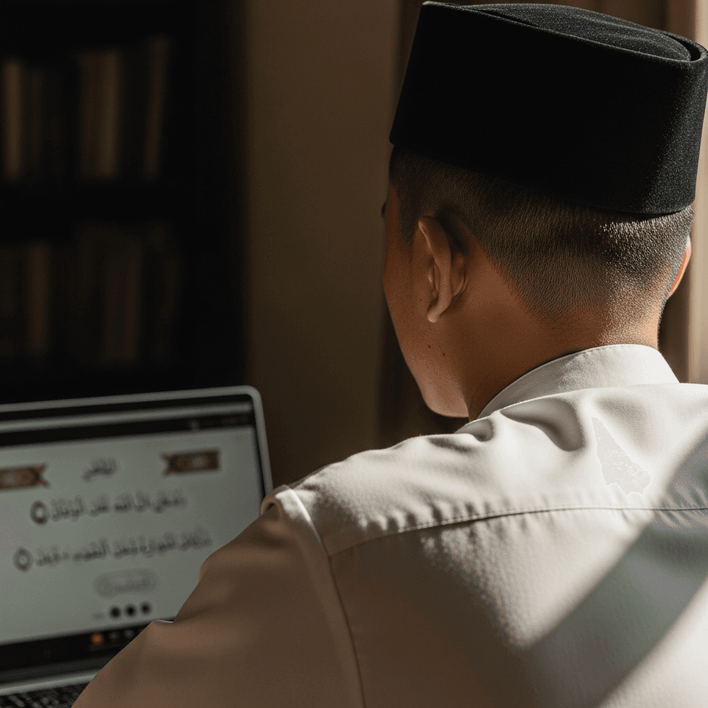 [Foto High Quality Santri Mengaji Online]